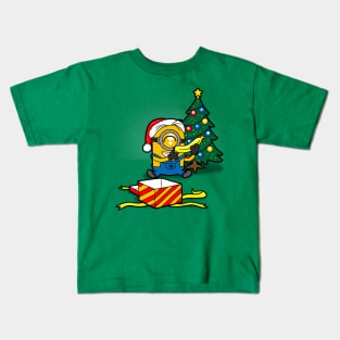 All I Want For Christmas Is A Banana Funny Cute Christmas Cartoon Kids T-Shirt